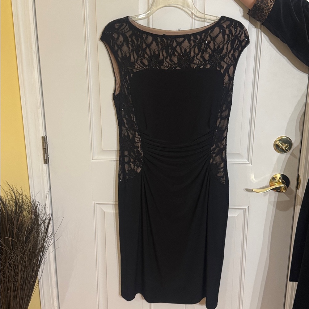 Ralph Lauren Black Lace Dress